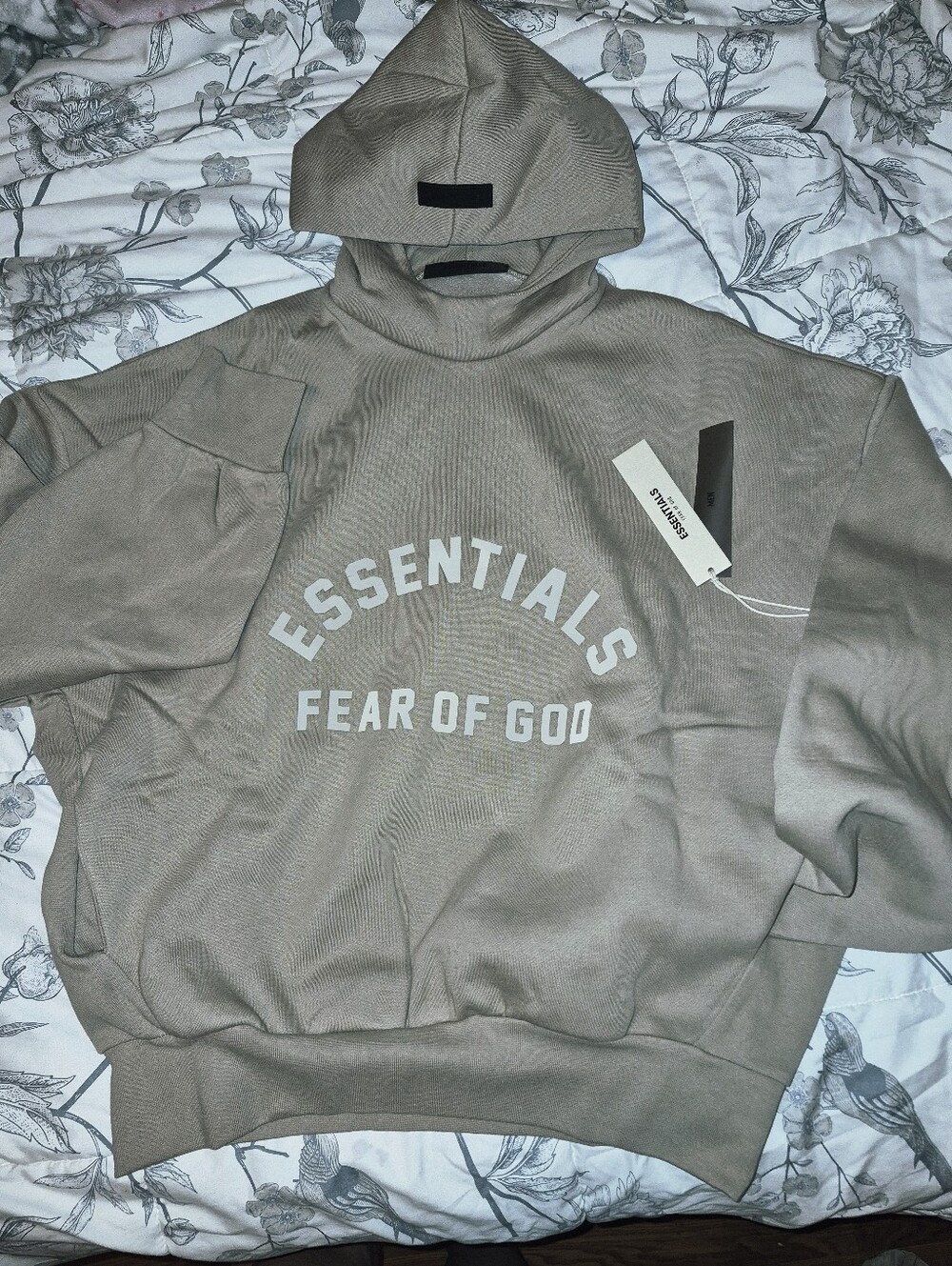 Fear of God Essentials Hoodie Dusty Beige